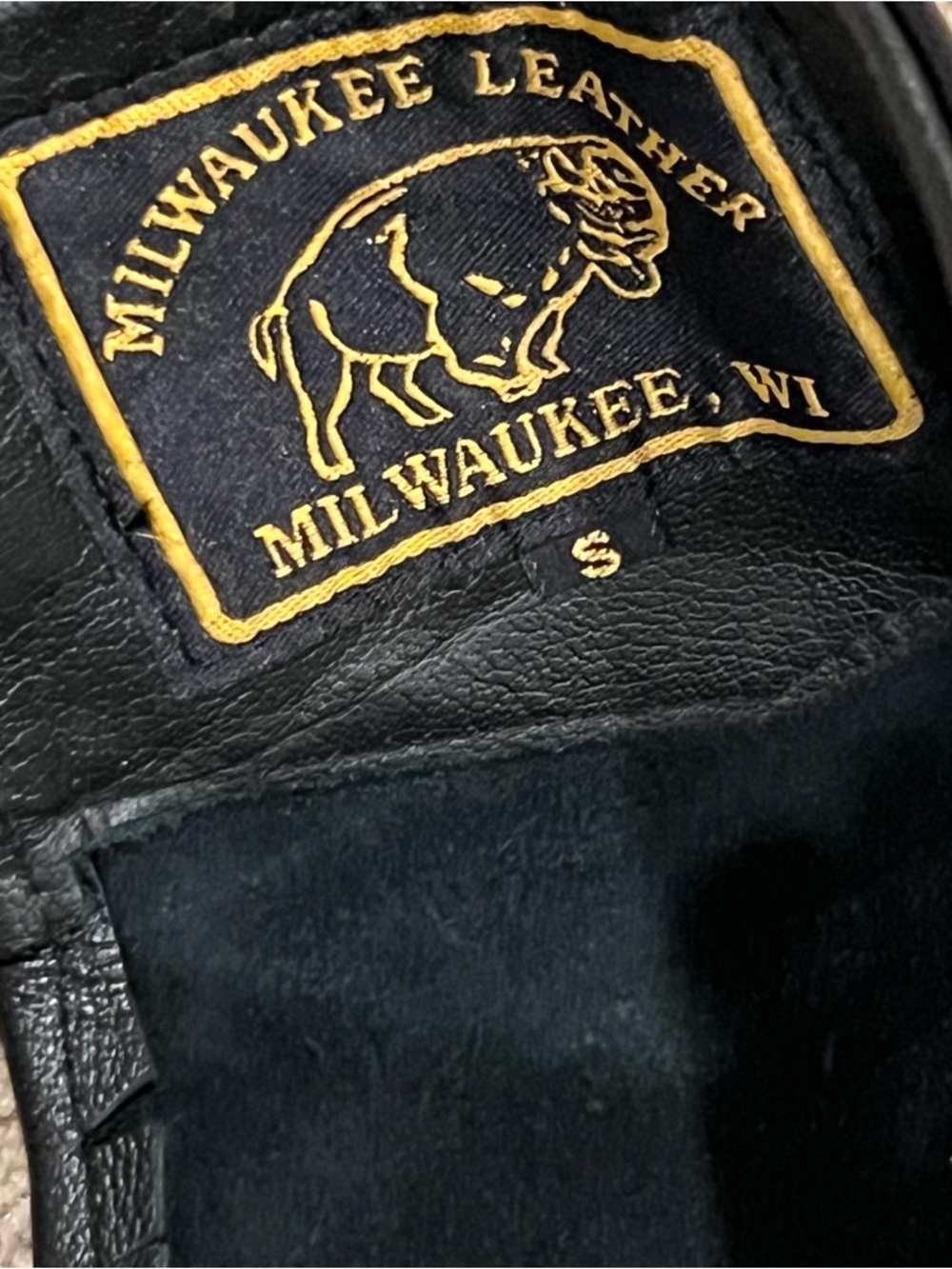 MILWAUKEE Black 100% Leather Women's Chaps - Picture 2 of 8